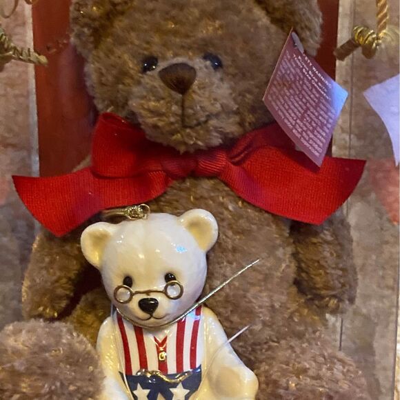 Vintage Deadstock 2002 Lenox American Bears 100th Teddy Bear Collectible - Picture 1 of 5